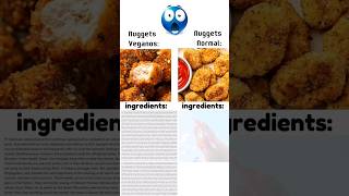 Nuggets Veganos vs Nuggets Normais [upl. by Janka]