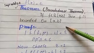 Boundedness Theorem Boundedness Theorem in real Analysis realanalysis versalearnhub bounded [upl. by Sewell724]