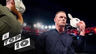 Unforgettable John Cena vs Bray Wyatt moments WWE Top 10 March 18 2020 [upl. by Aiel598]