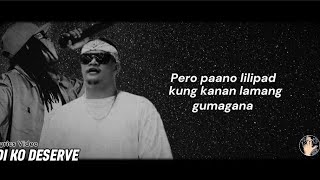 DI KO DESERVE  PILYO GANG  Lyrics Video [upl. by Aicenet]