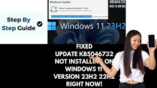 How To Fix Update KB5046732 Not Installing On Windows 11 Version 23H2 22H2 [upl. by Rhetta]