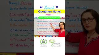 Using Speech Marks  Punctuating Direct Speech  EasyTeaching english writing punctuation speech [upl. by Narod]