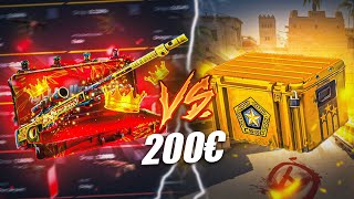 200€ SUR HELLCASE VS 200€ VALVE   HELLCASE [upl. by Sylvan]