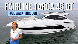 Fairline Targa 45 GT  Full Walkthrough by Strongs Yachts [upl. by Francie]