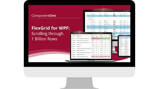 ComponentOne FlexGrid for WPF Scrolling Through a Billion Rows [upl. by Hyo199]