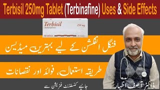 Terbinafine Terbisil Tablet Uses In Urdu  Terbinafine Tablets ip 250 mg uses in hindi  Terbisil [upl. by Alejo]