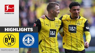 ReusShow in Last Match  Borussia Dortmund  Darmstadt 98 40  Highlights  MD 34 – Bundesliga [upl. by Brendin]