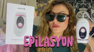 Evde Epilasyon 💪🏻🌺xiaomi inface ipl removal epilasyon beauty lazer [upl. by Shute]