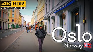 👣Walk with Me in Oslo  Markveien  4K HDR  April 2024👣 [upl. by Seavey]