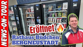 Eröffnet Rathaus Büdchen Bergneustadt 02032024 Das wird im Kiosk angeboten Rundgang [upl. by Enylcaj727]