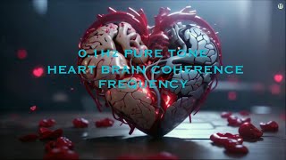 01 hertz frequency pure tone  Heart Brain coherence with binaural beats for meditation [upl. by Iem697]