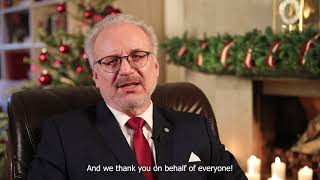 31122021 Address of the President of Latvia Egils Levits on New Year’s Eve [upl. by Oned462]