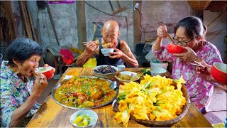 a Feast of Flowers  Unseen Cooking with Flowers  Traditional Rural Life [upl. by Perretta]