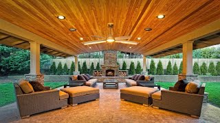 BEST PORCH CEILING DESIGNS  TOP MATERIALS FOR PORCH CEILINGS DECOR IDEAS  EXTERIOR FAN LIGHTING [upl. by Imoyaba]