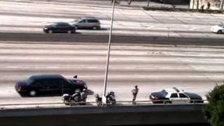 Presidential Motorcade Leaves Downtown Los Angeles [upl. by Odranoel]