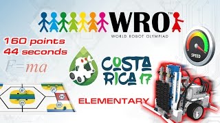 WRO2017 Elementary 160 points 44 seconds Instructions programs curriculums Roboriseitcom [upl. by Gaige]