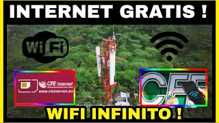 Internet de CFE Gratis Internet Bienestar WIFI Infinito Adiós TELCEL [upl. by Alletsirhc336]