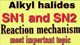 sn1 and sn2 reaction alkyl halide mechanism in hindi BSC first year chemistry knowledge ADDA [upl. by Perle]