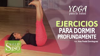 Ejercicios para DORMIR profundamente  Salud180 [upl. by Conni]