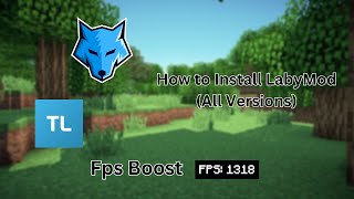 How To Install LabyMod 4 on Tlauncher  All Versions  100 FPS [upl. by Syl]