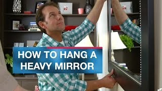 How to Hang a Heavy Mirror or Picture [upl. by Somerville]