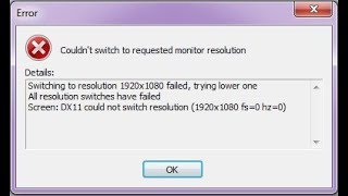 🚩 Switching to resolution failed [upl. by Wiebmer]