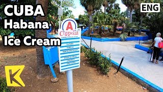 【K】Cuba TravelHabana쿠바 여행아바나국가에서 도입한 간식Ice CreamParque Coppelia [upl. by Akcire495]