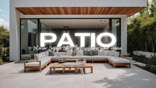 Patio Trends 2024 and Home Decor [upl. by Taggart]