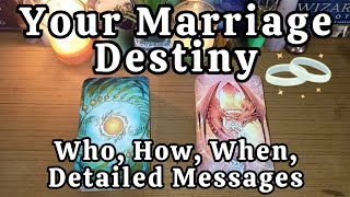 Pick Your DOB  InDepth Tarot Card Reading MarriedSingles❤️‍🔥💍Who Will You Marry [upl. by Ardnovahs]