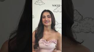 Palak Tiwari shares her makeup routine with Vogue  Beauty On The Go [upl. by Madai731]