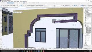 CREATING CUSTOM ARCHITRAVE IN ARCHICAD [upl. by Enamrahs]