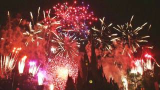 quotWishesquot Fireworks Show at Walt Disney Worlds Magic Kingdom [upl. by Tnahsarp]