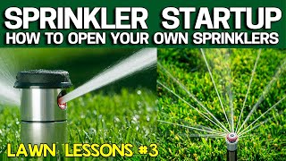 How to Open your Lawn Sprinklers  Irrigation System  Save Money [upl. by Ellerehc356]