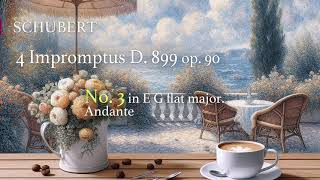 SCHUBERT 4 Impromptus D 899 op 90 No 3 in G flat major Andante [upl. by Eislel]