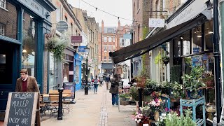 Autumn in Hampstead Village  4K Walking Tour of London’s Most Charming Neighbourhood [upl. by Liatnahs]