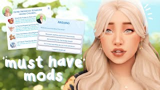 must have sims 4 mods that improve amp add realistic gameplay ♡ [upl. by Kameko]