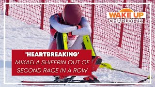 Heartbreaking Mikaela Shiffrin out of second race in a row [upl. by Wesley574]