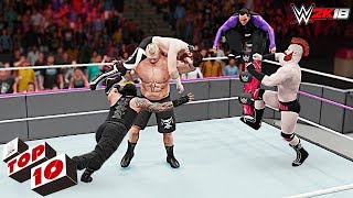 WWE 2K18 Top 10 Finisher Combinations Part 5 [upl. by Ahsehat]