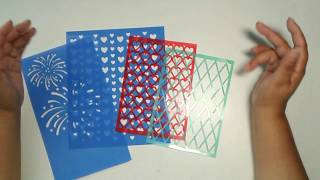 Como hacer Tus propios Stencils Con la Cricut [upl. by Meara196]