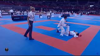 Anass Abdelmalki vs Douglas Brose  Elimination Male Kumite 60Kg World Championships Budapest 2023 [upl. by Eedak]