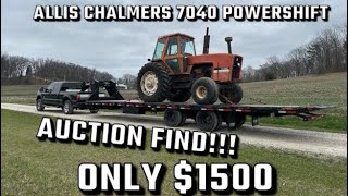 Auction Find 1500 Allis Chalmers 7040 [upl. by Nnorahs15]