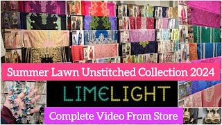 Limelight Summer Collection 2024｜Limelight Newly Launched Complete Unstitched Lawn Collection 2024 [upl. by Steffy626]