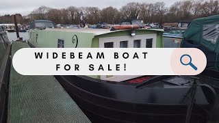 2nd Chance 57FT WIDEBEAM CANAL RIVERBOAT for sale £82000 [upl. by Adnohsirk]