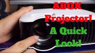 ABOX Projector Review  A Quick Look [upl. by Simonsen]