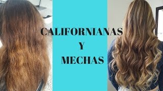 COMO HACER UNAS MECHAS CALIFORNIANAS CON RAYITOS  LEONARDO RAMIREZ [upl. by Anhcar]