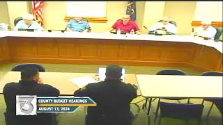 Part 2  County Council Budget Hearings  August 13 2024 [upl. by Notlew]