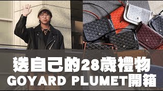 Goyard Plumet 開箱amp實著 28歲送自己一個觀望超久的包～  那個矮子 TheShorty [upl. by Agnot]