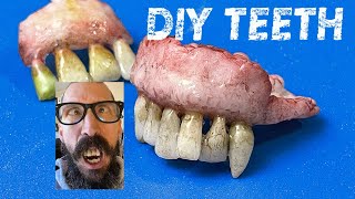 DIY Realistic Teeth Using Thermoplastic Beads  SO EASY [upl. by Auginahs597]