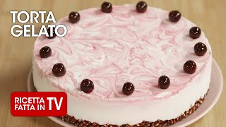 TORTA GELATO ALLAMARENA di Benedetta Rossi  Ricetta TV Fatto in Casa per Voi [upl. by Eelame]