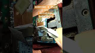 ZENFONE 8 FLIP reballing CPU Ram off dead solution tutorial reballing zenfone8 [upl. by Llyrpa]